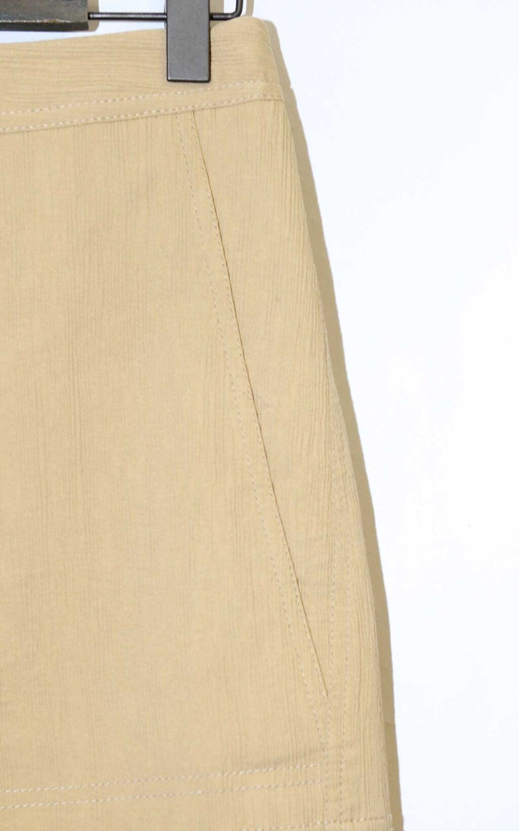 Tibi Plisse Beige Flared Skirt - Gr. M