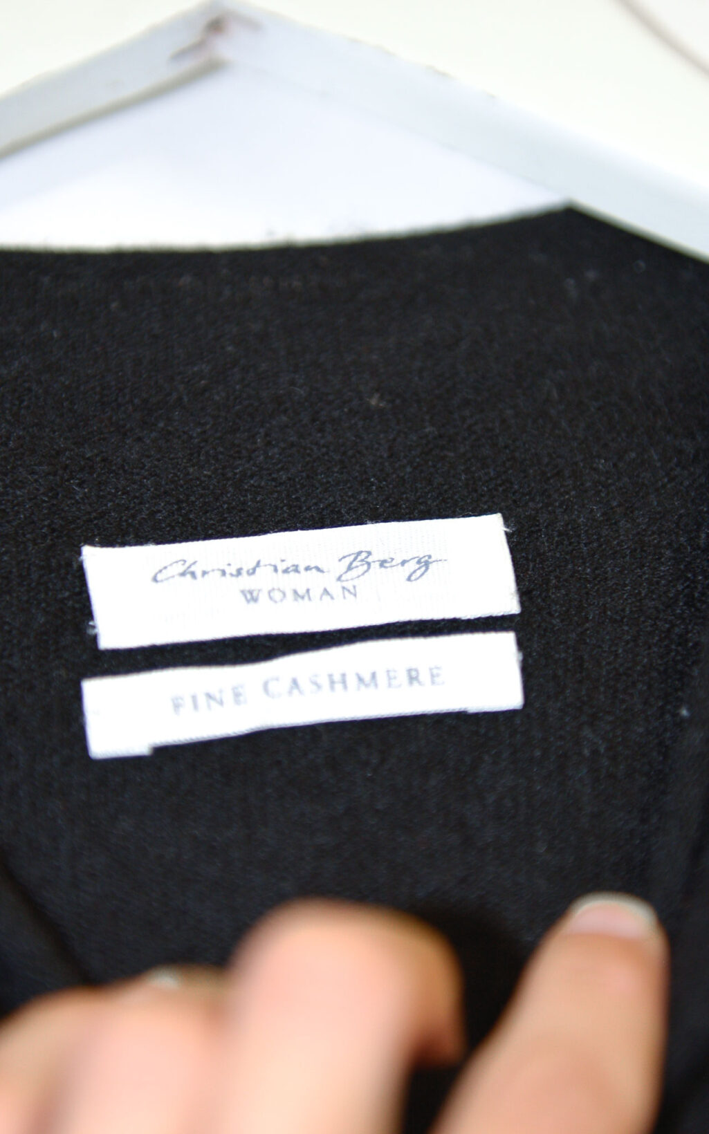 christian berg cashmere pullover black-5 Christian Berg 100% Cashmere Pullover - Gr. L