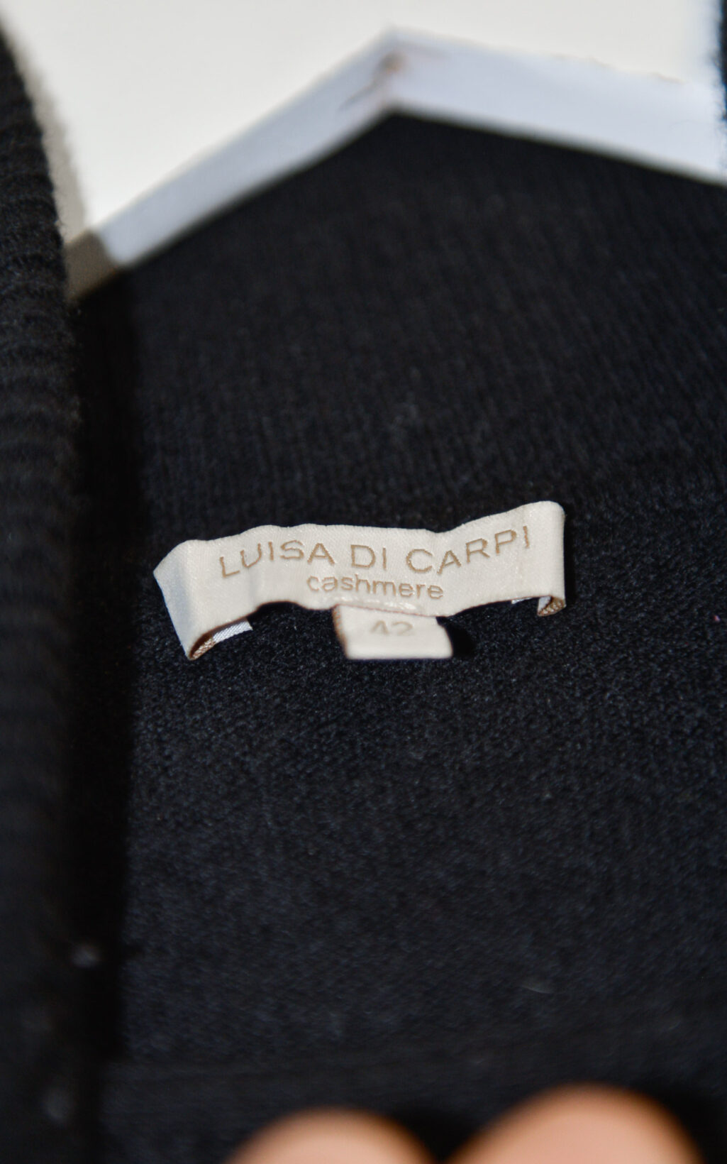Luisa di Capri 100% Cashmere Rollkragenpullover - Gr. 42