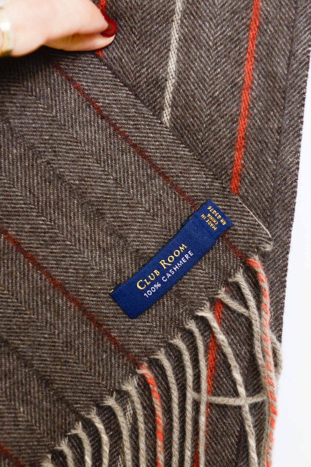 Club Room 100% Cashmere Schal