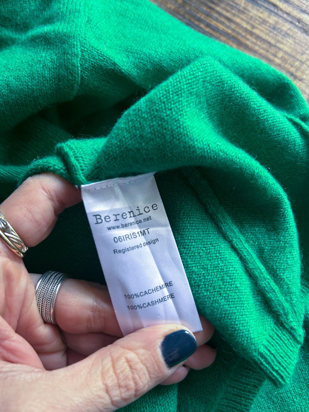 Berenice 100% Cashmere Pullover - Gr. L