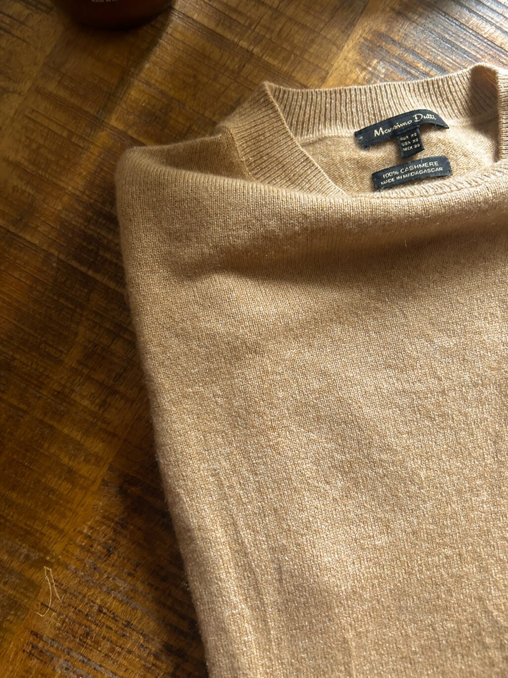 Massimo Dutti 100% Cashmere Pullover - Gr. XS