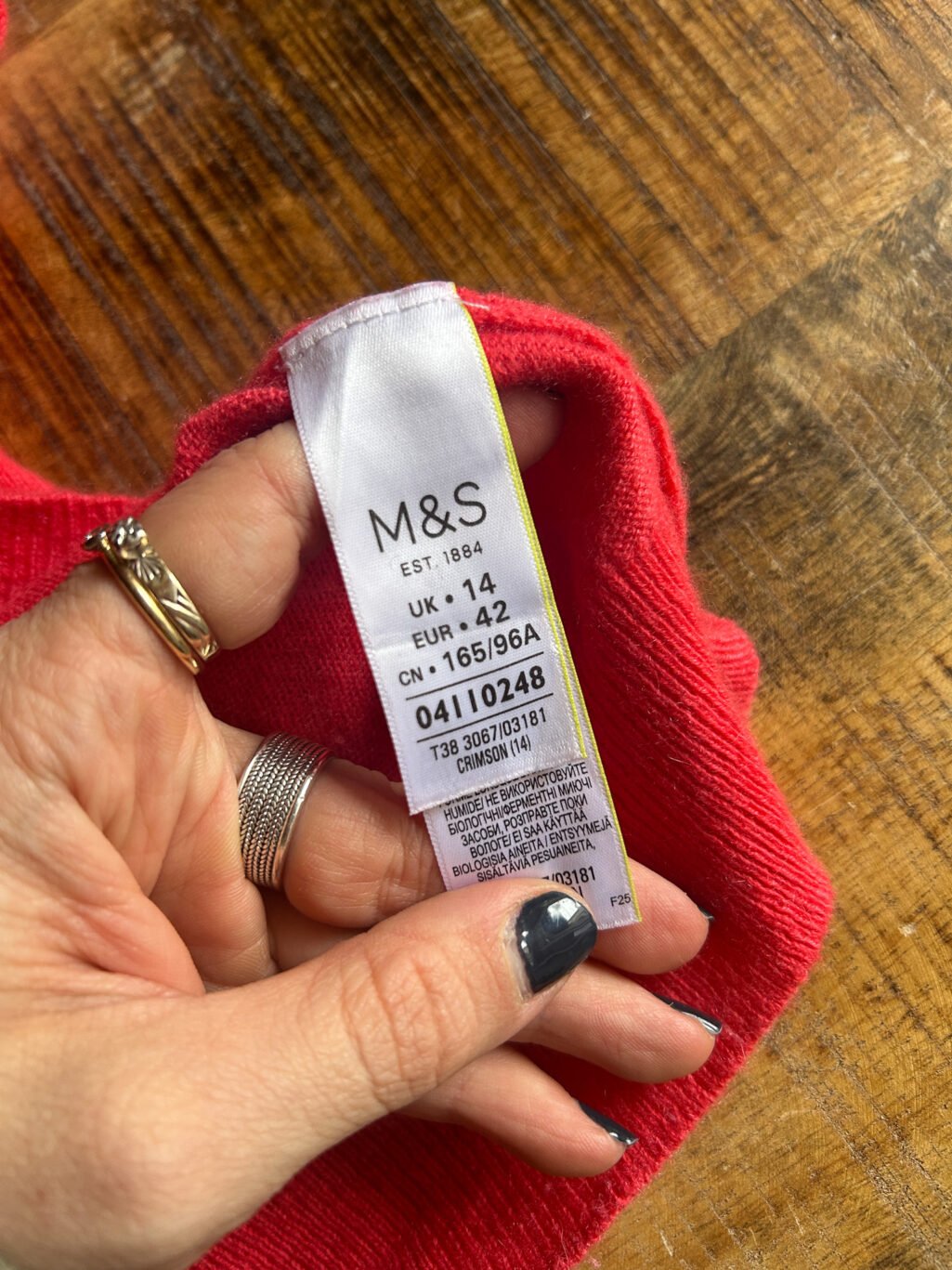 M&S 100% Cashmere Pullover - Gr. 42