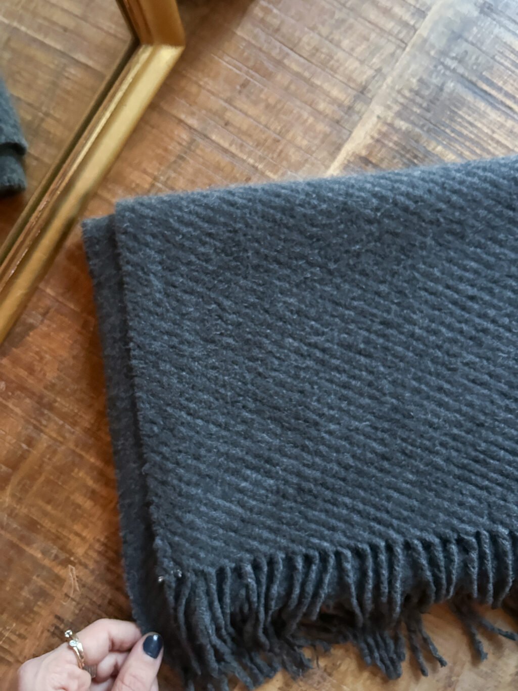 Nordstrom 100% Cashmere Schal Grau