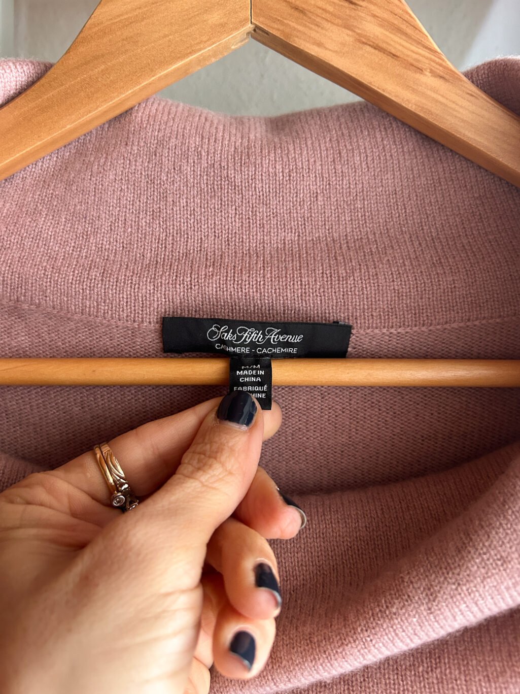 Saks Fifth Avenue 100% Cashmere Pullover - Gr. M