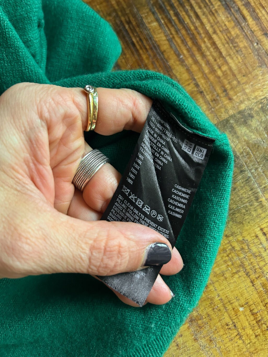 Uniqlo 100% Cashmere Pullover - Gr. S