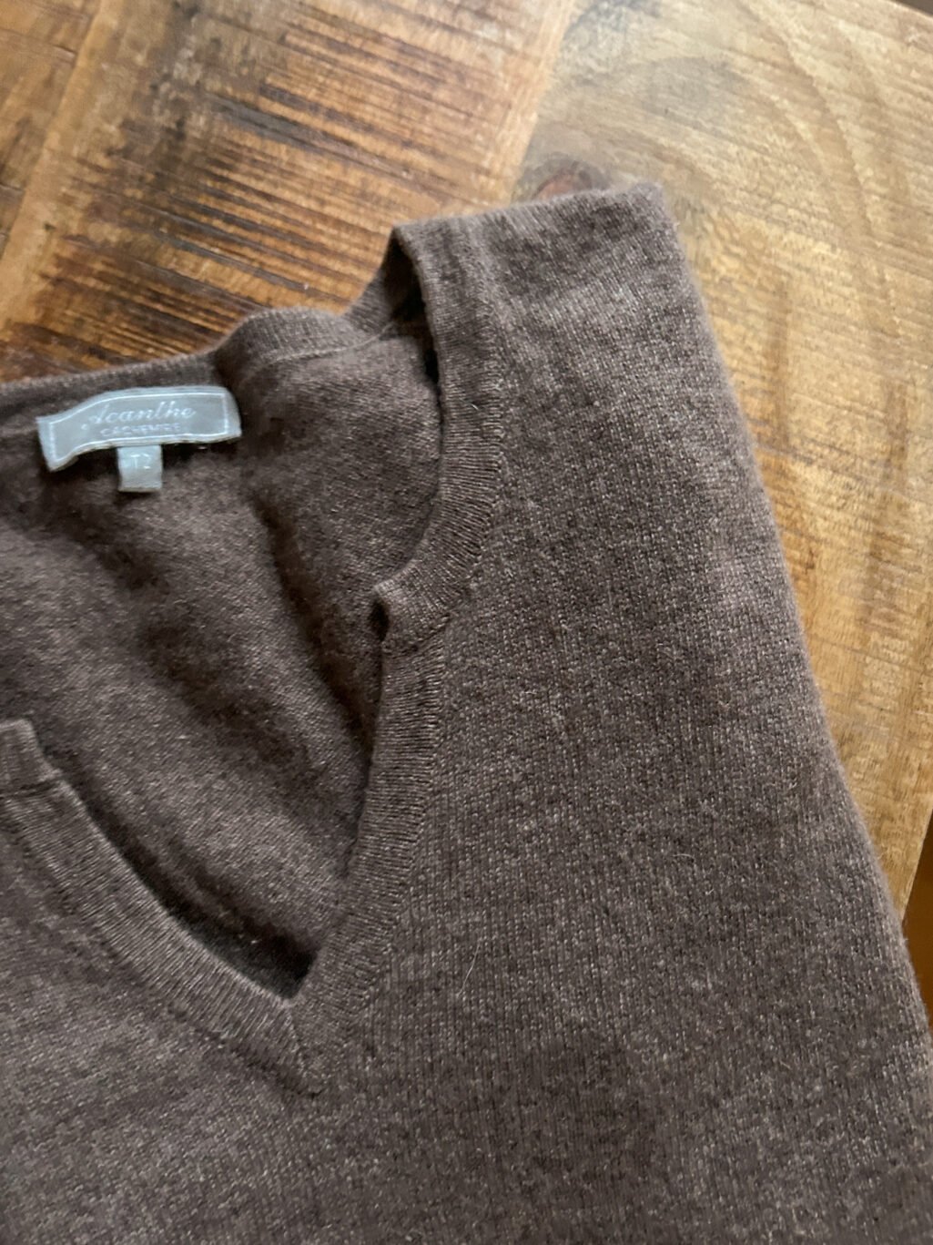 Acanthe 100% Cashmere Pullover - Gr. 38
