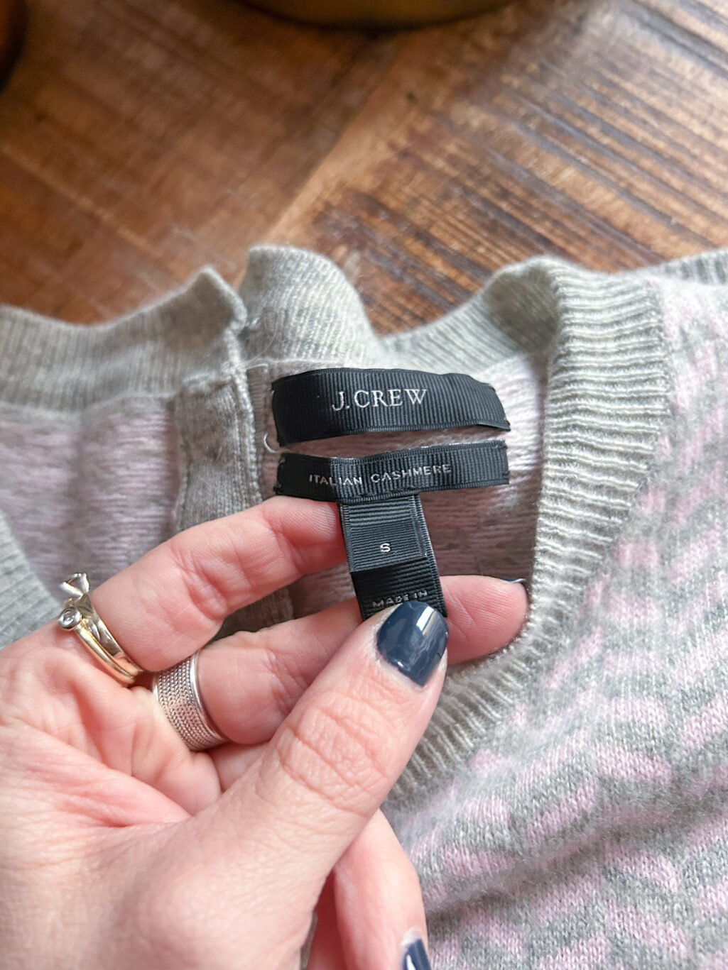 J. Crew 100% Cashmere Pullover - Gr. S