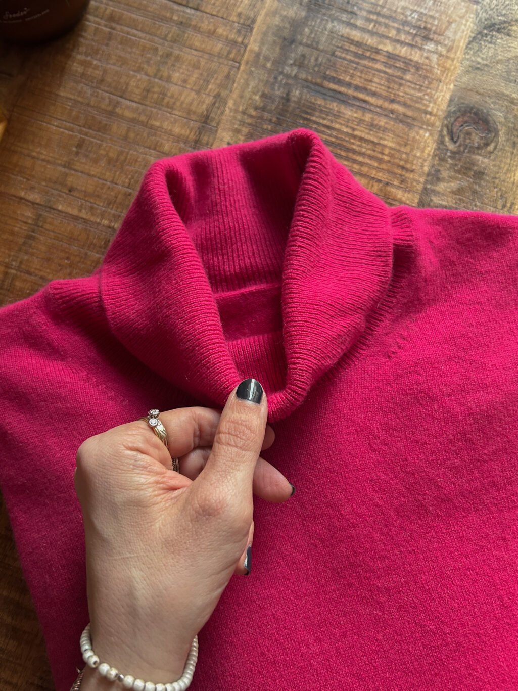 M&S 100% Cashmere Rollkragen - Gr. XL