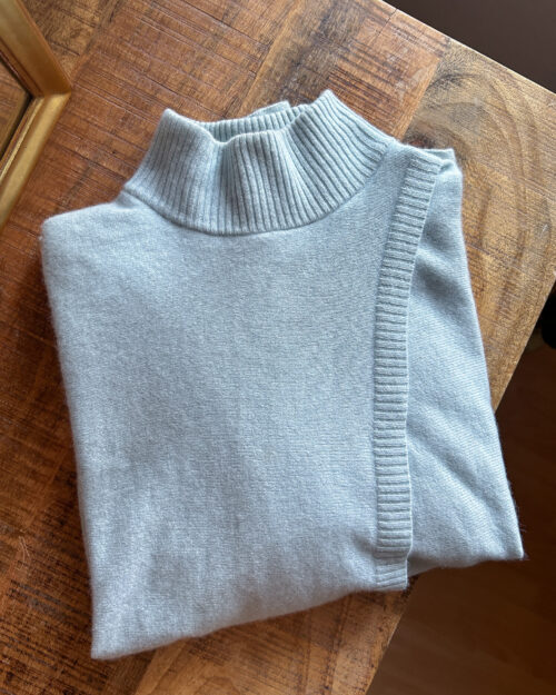 Hellblauer Kaschmir Pullover Pure Collection - Gr. 34