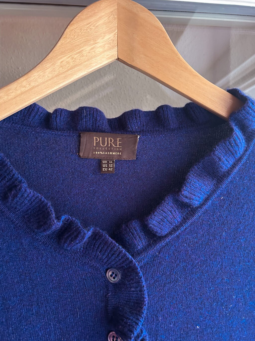 Pure 100% Cashmere Cardigan - Gr. 42