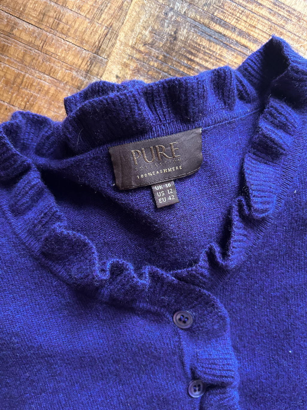 Pure 100% Cashmere Cardigan - Gr. 42