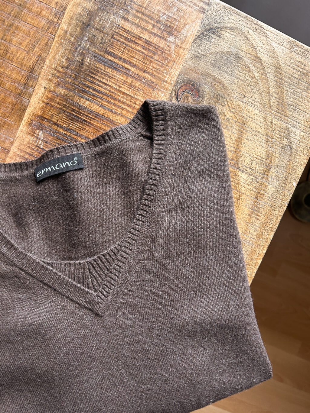 Ermano 100% Cashmere Pullover - Gr. 36