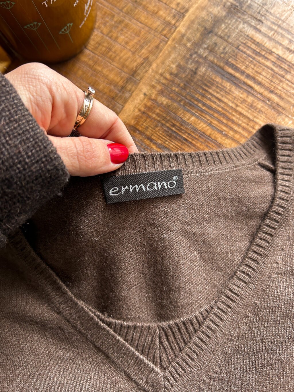 Ermano 100% Cashmere Pullover - Gr. 36
