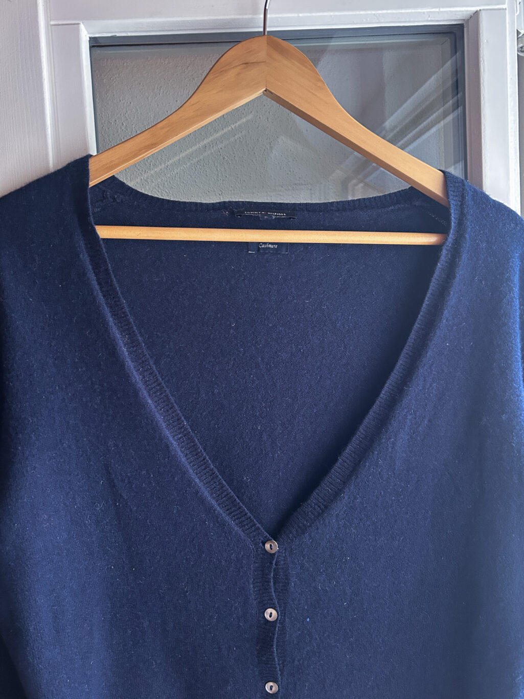 Tommy Hilfiger 100% Cashmere Cardigan - Gr. XL