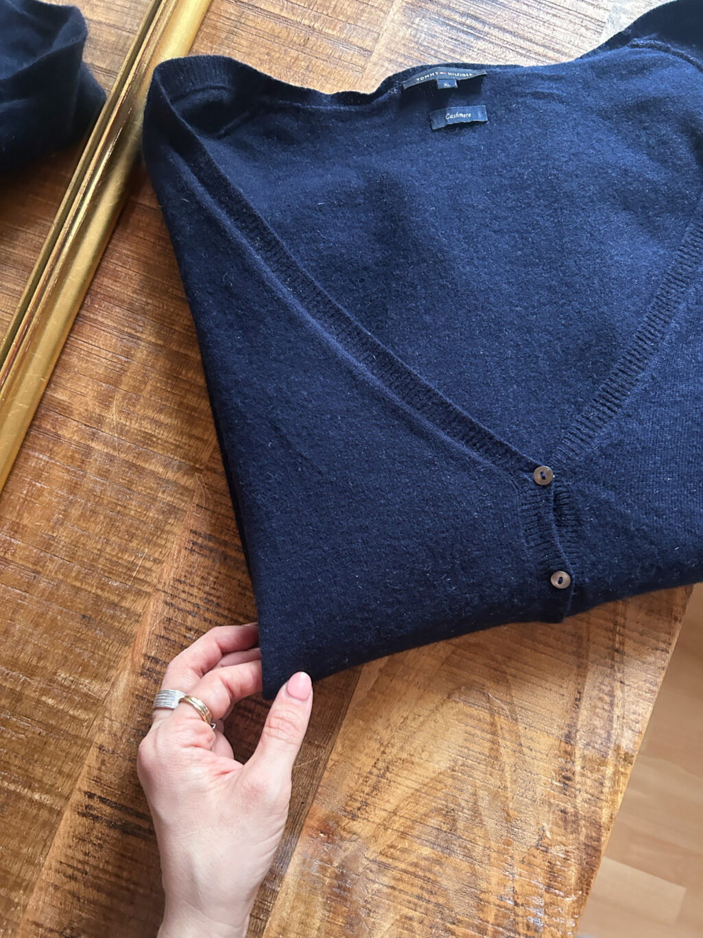 Tommy Hilfiger 100% Cashmere Cardigan - Gr. XL