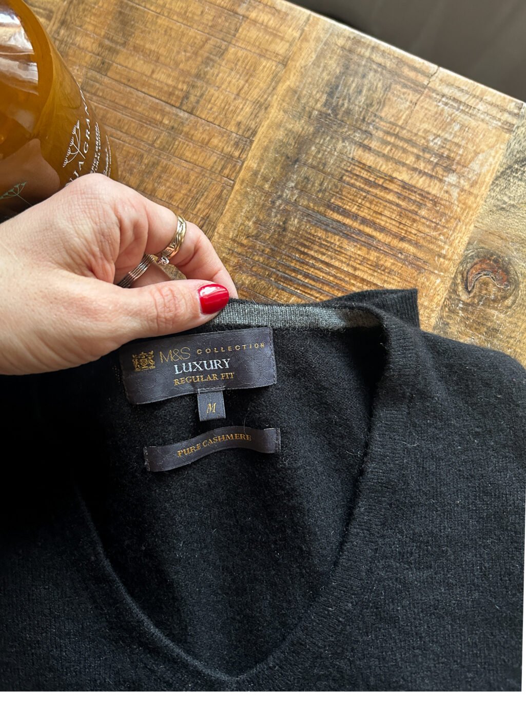 M&S Collection Luxury 100% Cashmere Pullover - Gr. M